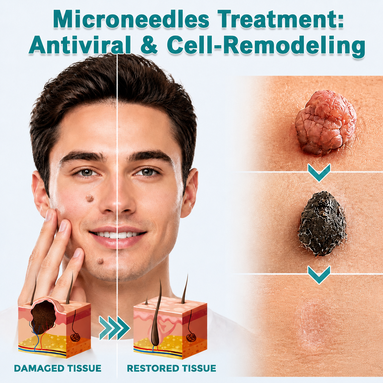 ✅🇦🇺𝐇𝐞𝒂𝒍𝗿𝗶𝙯𝙚®2-in-1 Microneedle & Hydrocolloid Patch🔥| Removes Raised Moles, Acne, Flat Warts & Skin Tags | Helps Improve Wrinkles, Scars & Blemishes | Invisible Patches for Face & Body