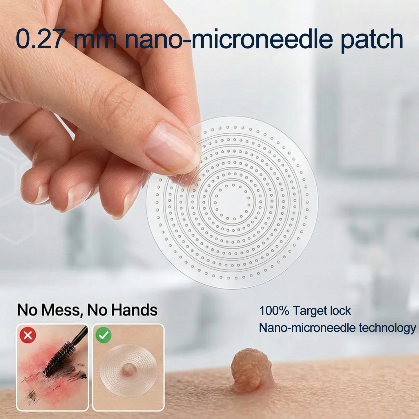 【 🔥Last Day Promotion 70% OFF🔥】🇦🇺𝐇𝐞𝒂𝒍𝗿𝗶𝙯𝙚®2-in-1 Microneedle & Hydrocolloid Patch| Removes Raised Moles, Acne, Flat Warts & Skin Tags | Helps Improve Wrinkles, Scars & Blemishes | Invisible Patches for Face & Body