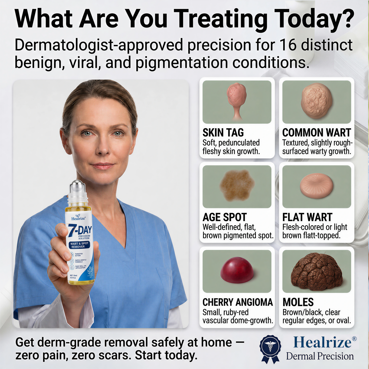 𝐏𝐡𝐚𝐫𝐦𝐚𝐜𝐢𝐬𝐭 𝐑𝐞𝐜𝐨𝐦𝐦𝐞𝐧𝐝𝐞𝐝 ✅𝑯𝗲𝙖𝐥𝒓𝗶𝙯𝗲® 7-𝐷𝑎𝑦 𝗧𝐚𝐠 & 𝗦𝗽𝐨𝐭 𝐄𝐫𝒂𝒔𝒆𝒓🪄(Zero 𝐏𝐚𝐢𝐧, Zero 𝐒𝐜𝐚𝒓𝒔 Rollerball)👩‍⚕️